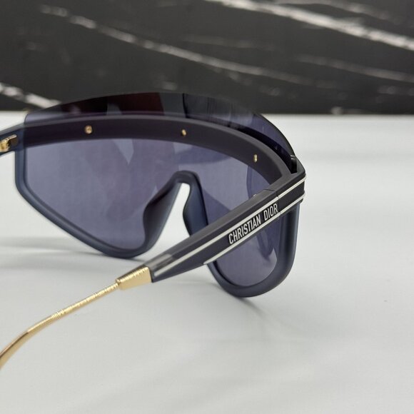 NEW DIOR DIORCLUB M2U 31B8 SHIELD GOLD/BLUE UNISEX SUNGLASSES DIOR main image 9